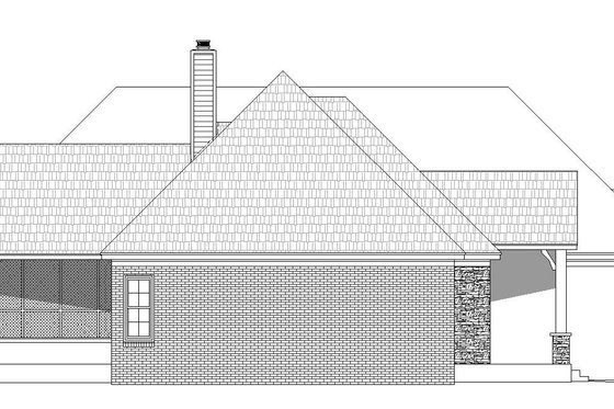 Exterior - Other Elevation for Country House Plan #932-125 - 3 bed, 3.5 bath