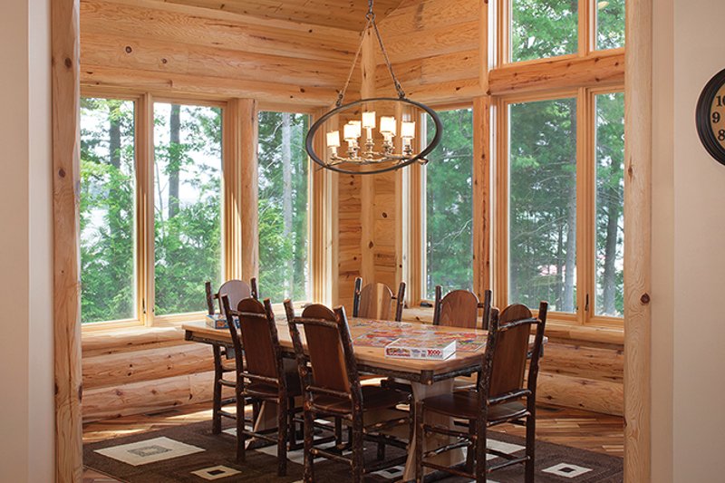 Dream House Plan - Interior - Dining Room for Log House Plan #928-263 - 5 bed, 4.5 bath