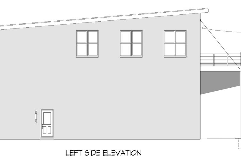 Home Plan - Exterior - Other Elevation for Contemporary House Plan #932-151 - 3 bed, 2 bath