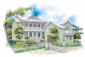 Country Exterior - Front Elevation Plan #930-87