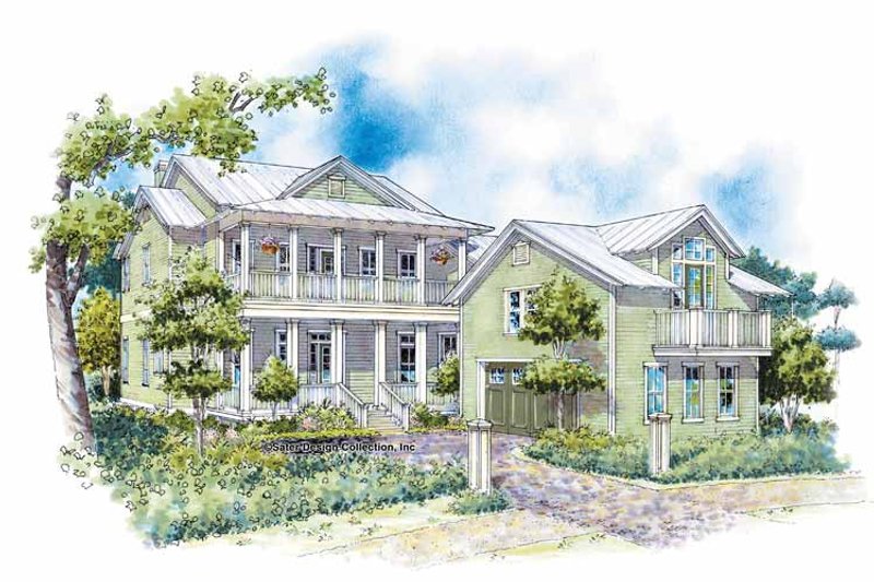 Home Plan - Country Exterior - Front Elevation Plan #930-87