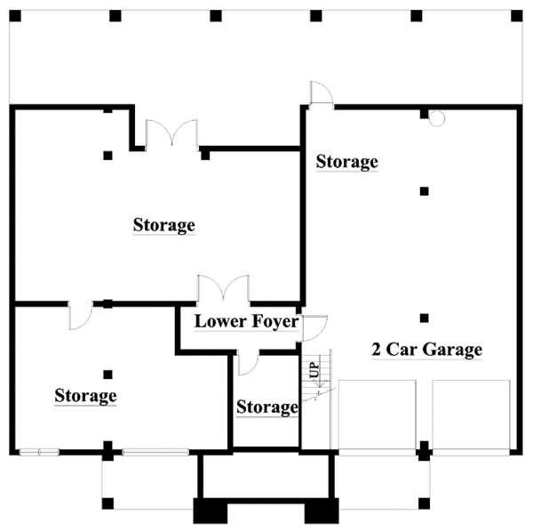 Dream House Plan - Mediterranean Floor Plan - Lower Floor Plan #930-162
