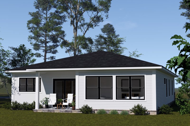 Dream House Plan - Exterior - Other Elevation 1 for Modern House Plan #513-2326 - 3 bed, 2 bath