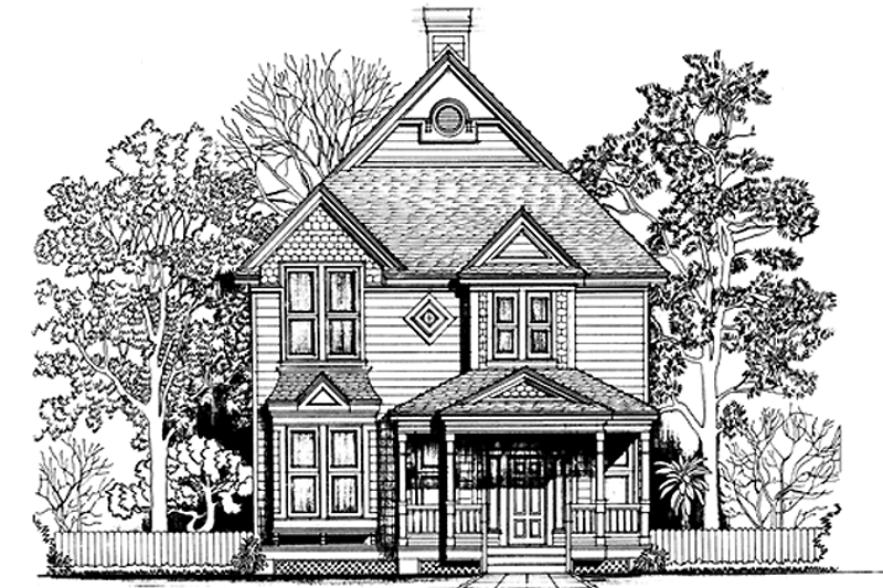 Home Plan - Country Exterior - Front Elevation Plan #974-14