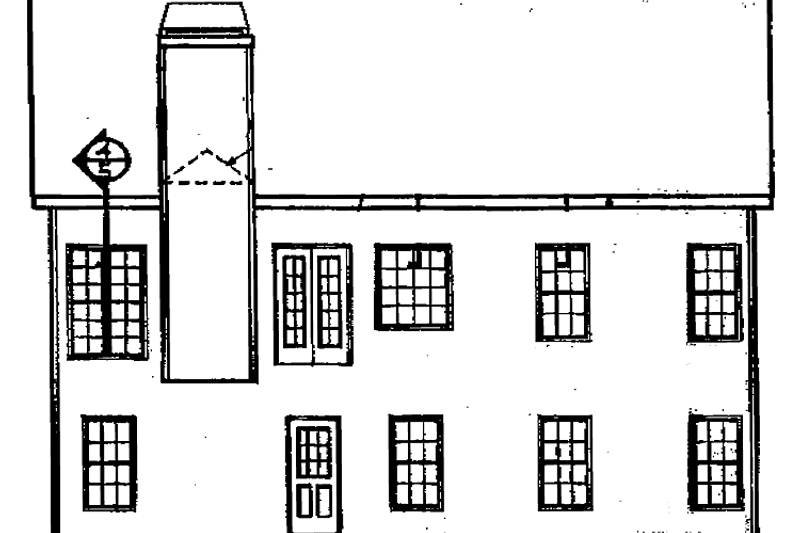 Architectural House Design - Exterior - Rear Elevation for Traditional House Plan #927-237 - 3 bed, 2 bath