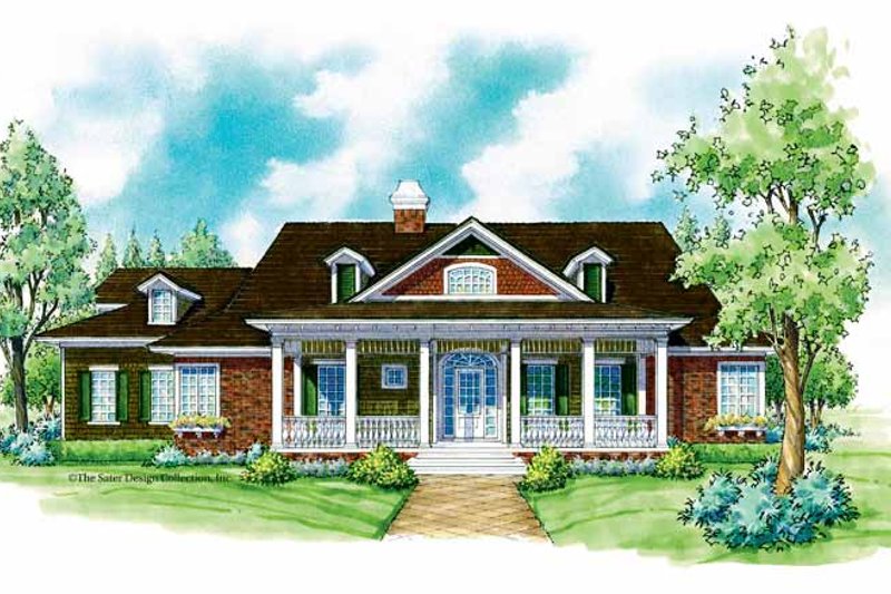 Home Plan - Ranch Exterior - Front Elevation Plan #930-227