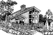 Contemporary Style House Plan - 3 Beds 2.5 Baths 1711 Sq/Ft Plan #57-150 