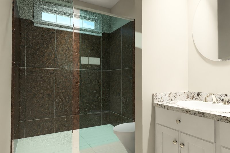 Architectural House Design - Interior - Master Bathroom for Cottage House Plan #513-2420 - 3 bed, 2 bath