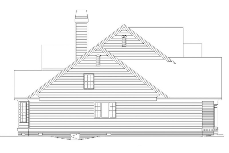 Home Plan - Exterior - Other Elevation 1 for Traditional House Plan #929-805 - 4 bed, 3.5 bath