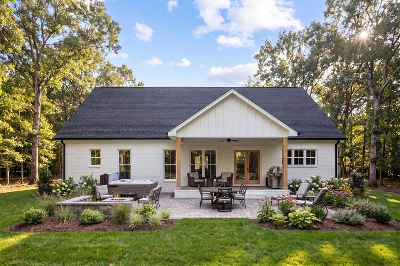 Dream House Plan - Exterior - Rear Elevation for Farmhouse House Plan #430-441 - 3 bed, 2 bath