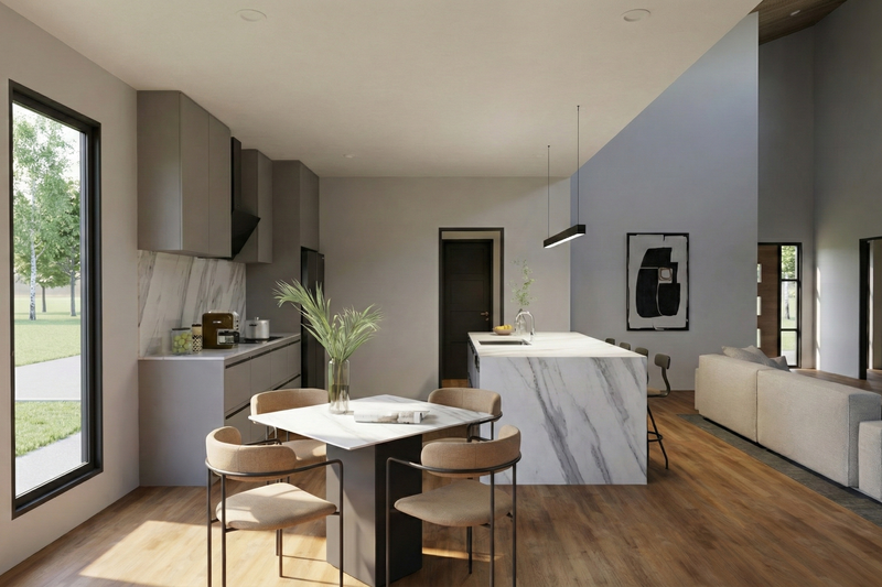 House Plan Design - Interior - Kitchen for Modern House Plan #923-455 - 3 bed, 2 bath
