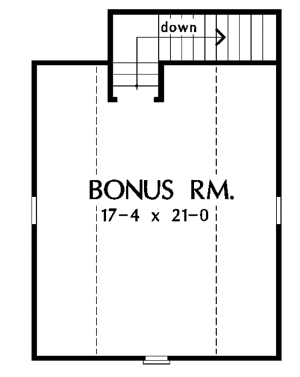 House Blueprint - Traditional Floor Plan - Other Floor Plan #929-792