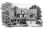 Colonial Style House Plan - 4 Beds 3 Baths 2113 Sq/Ft Plan #927-724 
