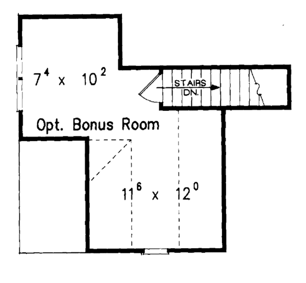 House Design - Colonial Floor Plan - Upper Floor Plan #927-388