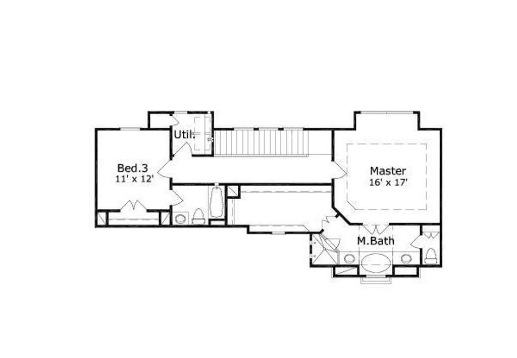 Floor Plan - Other Floor for European House Plan #411-685 - 3 bed, 3.5 bath