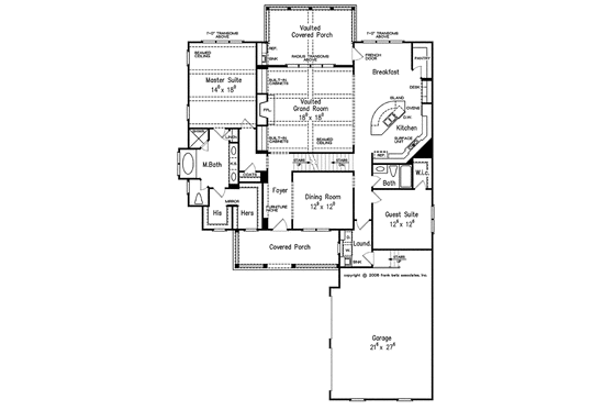 Floor Plan - Main Floor for Country House Plan #927-435 - 4 bed, 3 bath