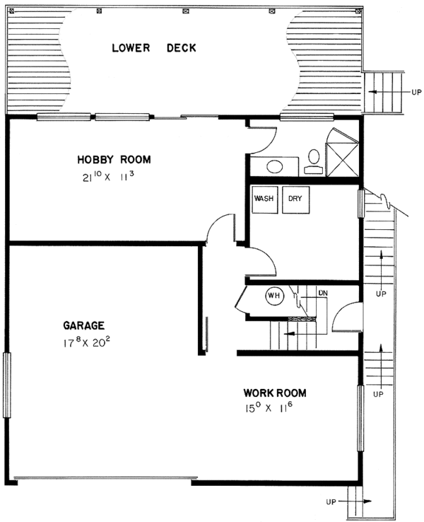 Home Plan - Colonial Floor Plan - Main Floor Plan #60-901