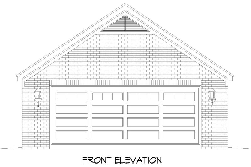 Dream House Plan - Exterior - Front Elevation 3 for Traditional House Plan #932-726, 0 bath