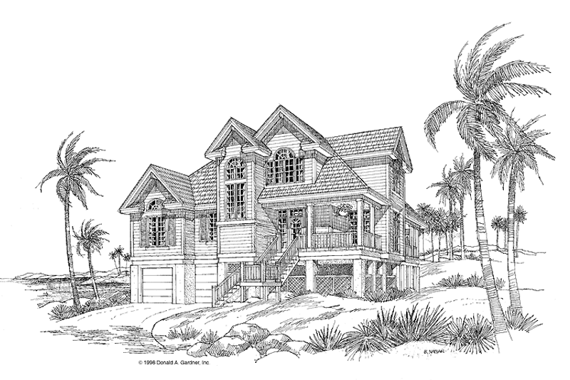 Home Plan - Exterior - Front Elevation 3 for Country House Plan #929-370 - 3 bed, 2 bath