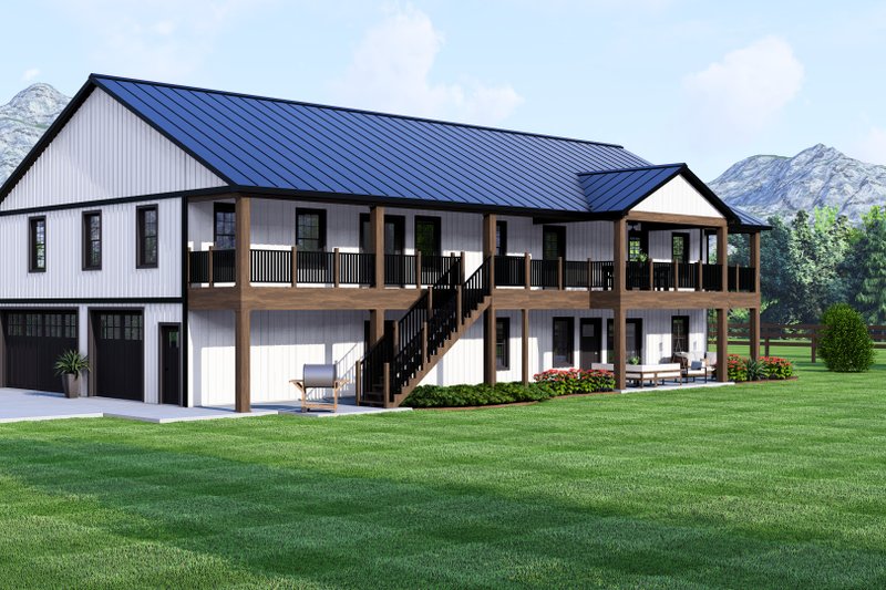 House Design - Exterior - Other Elevation for Barndominium House Plan #1064-307 - 7 bed, 7 bath