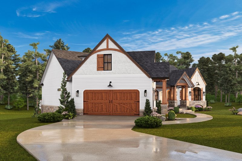 Architectural House Design - Exterior - Front Elevation 5 for European House Plan #119-428 - 3 bed, 2.5 bath