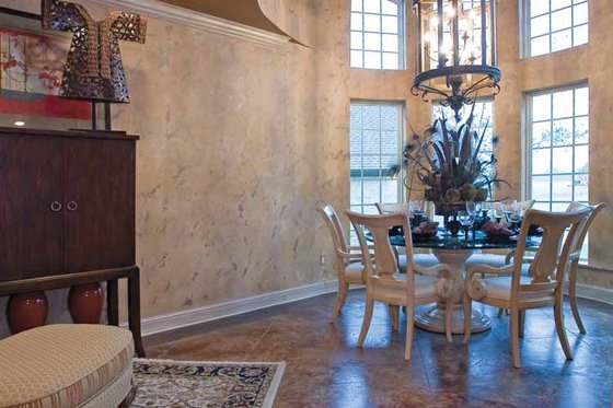 Interior - Dining Room for European House Plan #17-3284 - 4 bed, 2.5 bath