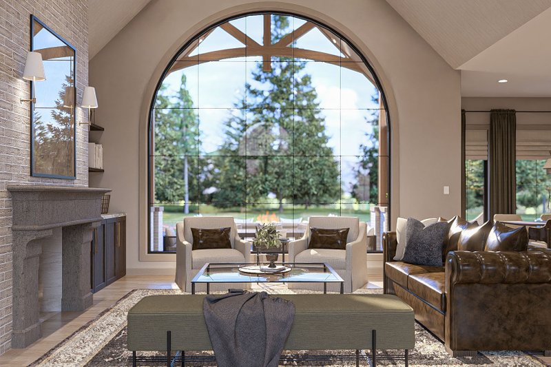 House Design - Interior - Family Room for Country House Plan #455-344 - 2 bed, 2 bath