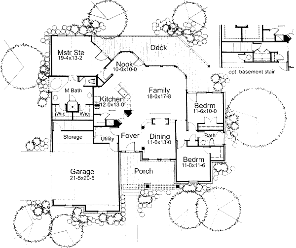 Architectural House Design - Country Floor Plan - Main Floor Plan #120-158