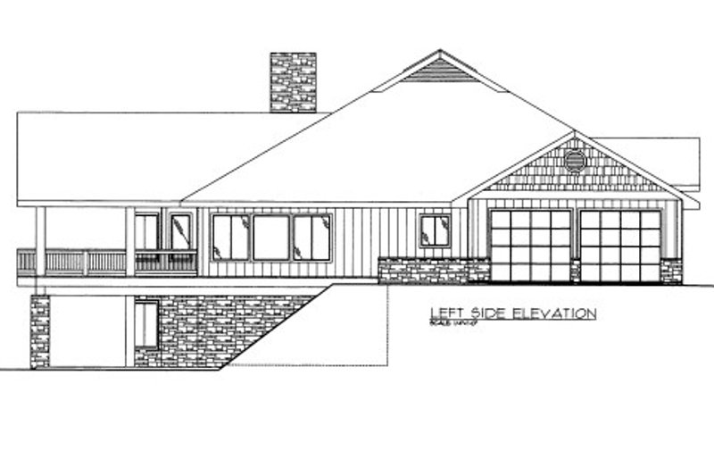 Home Plan - Exterior - Other Elevation for Bungalow House Plan #117-610 - 2 bed, 2.5 bath