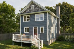 Exterior - Other Elevation for Craftsman House Plan #79-213 - 3 bed, 2.5 bath