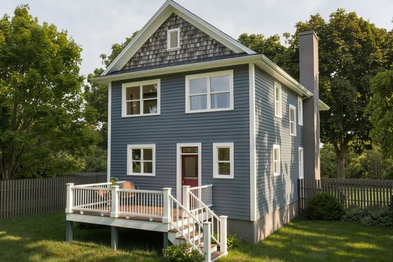 Exterior - Other Elevation for Craftsman House Plan #79-213 - 3 bed, 2.5 bath