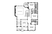Mediterranean Style House Plan - 5 Beds 6.5 Baths 5412 Sq/Ft Plan #420-247 