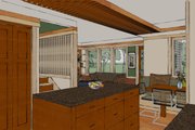 Craftsman Style House Plan - 2 Beds 2 Baths 1600 Sq/Ft Plan #454-13 