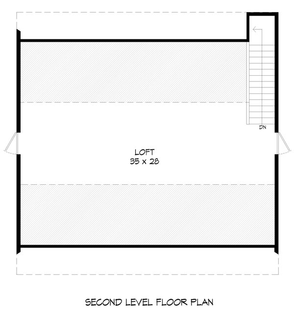 Country Floor Plan - Upper Floor Plan #932-595