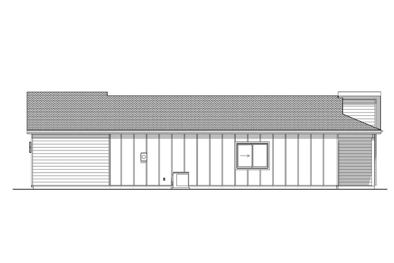 Home Plan - Exterior - Other Elevation for Modern House Plan #1099-6 - 2 bed, 2 bath