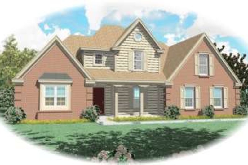 Traditional Style House Plan - 3 Beds 2.5 Baths 2357 Sq/Ft Plan #81-882