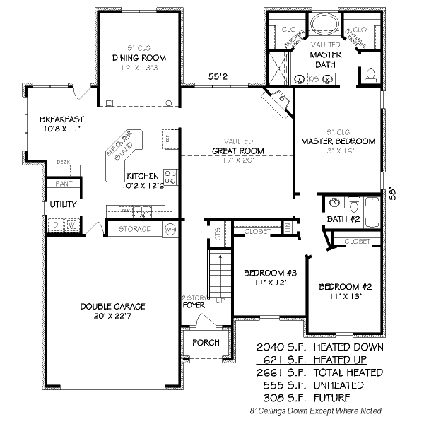 Traditional Floor Plan - Main Floor Plan #424-79