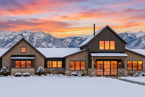 Exterior - Front Elevation 3 for Cabin House Plan #1096-74 - 4 bed, 2 bath