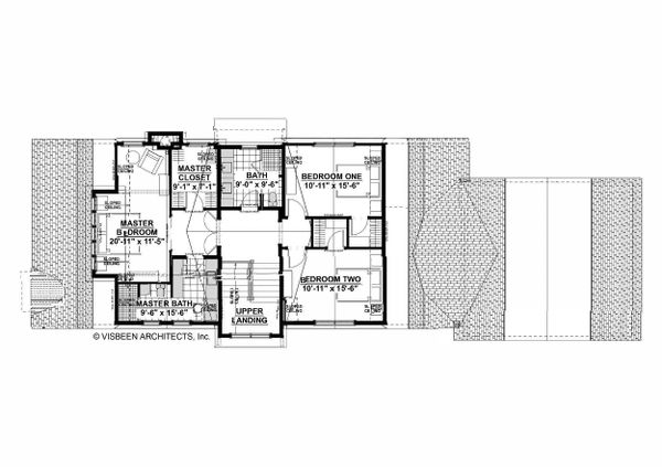 Farmhouse Floor Plan - Upper Floor Plan #928-323