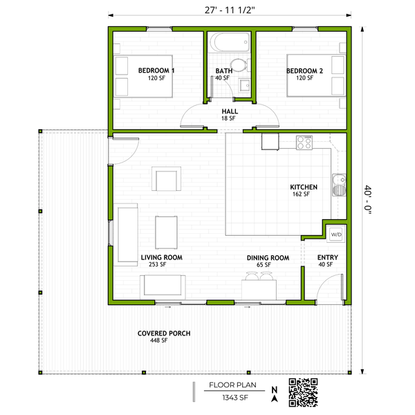 Ranch Floor Plan - Main Floor Plan #1106-9