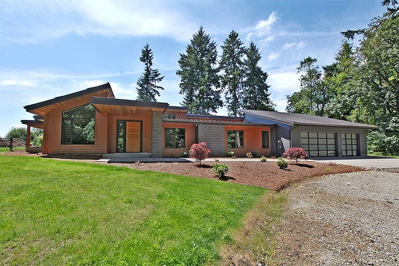 Dream House Plan - Front View - 3300 square foot Modern home