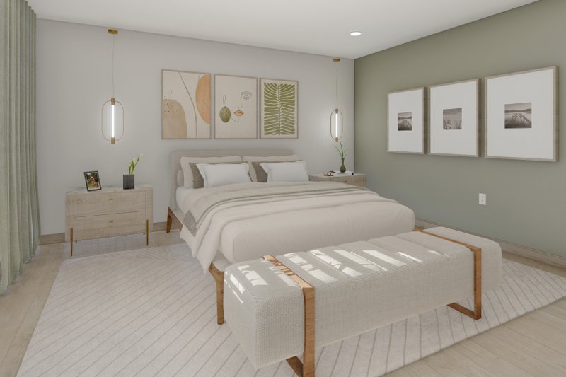 Dream House Plan - Interior - Master Bedroom for Ranch House Plan #1060-14 - 3 bed, 2 bath