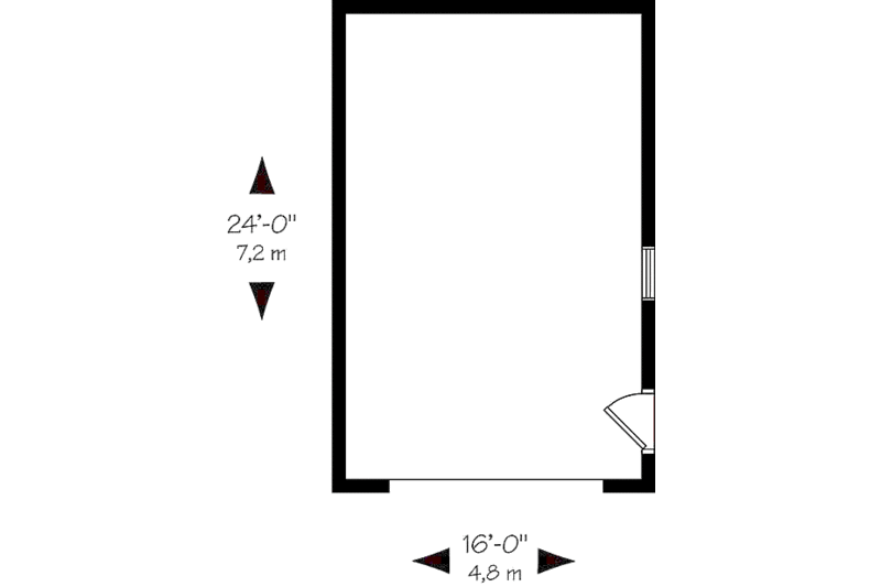 Dream House Plan - Floor Plan - Main Floor for Traditional House Plan #23-428, 0 bath