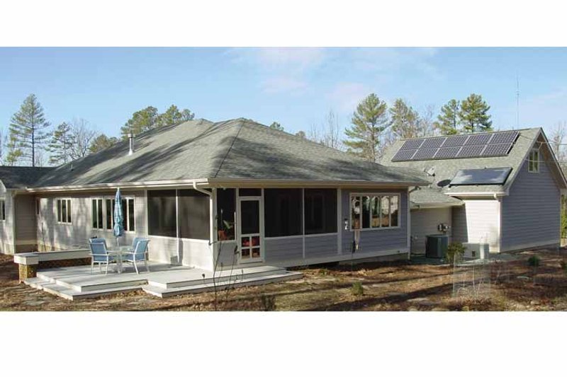 Home Plan - Exterior - Rear Elevation 1 for Prairie House Plan #939-7 - 3 bed, 2.5 bath