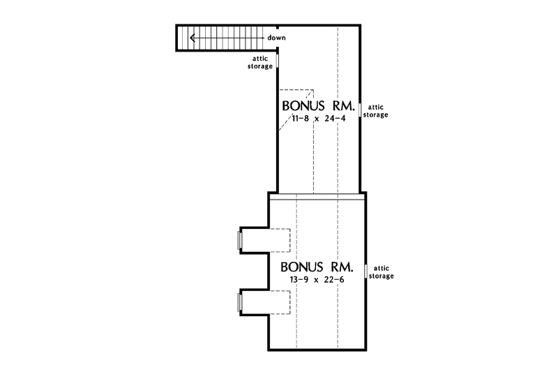 Dream House Plan - Floor Plan - Upper Floor for Traditional House Plan #929-788 - 4 bed, 3 bath
