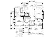 Craftsman Style House Plan - 4 Beds 2.5 Baths 4120 Sq/Ft Plan #132-334 