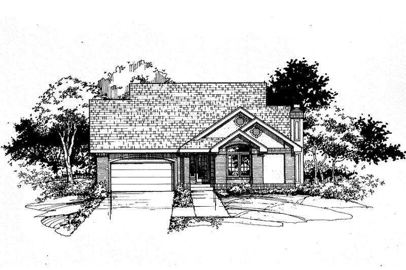 House Design - Ranch Exterior - Front Elevation Plan #320-726