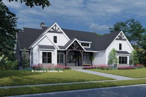 Farmhouse Exterior - Front Elevation Plan #929-1186