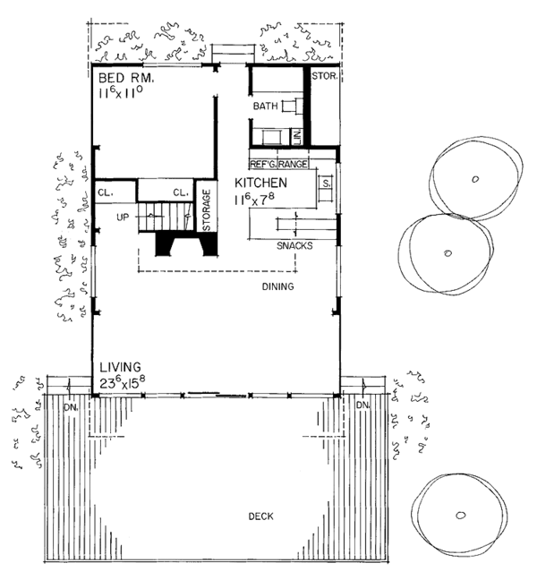 Dream House Plan - Floor Plan - Main Floor Plan #72-533