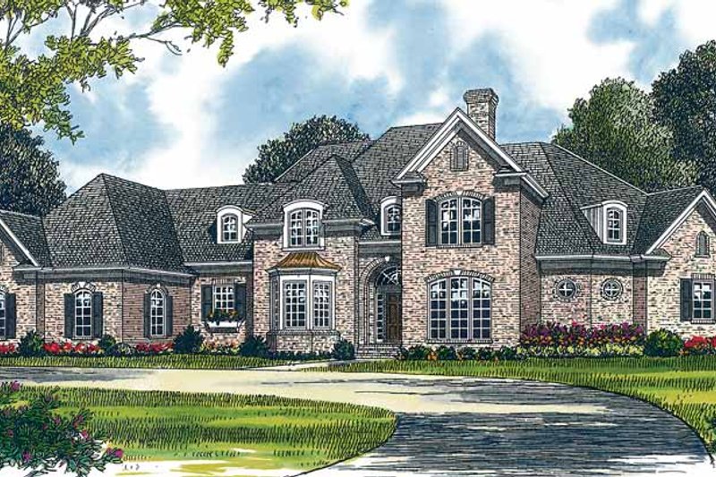 Dream House Plan - Traditional Exterior - Front Elevation Plan #453-375